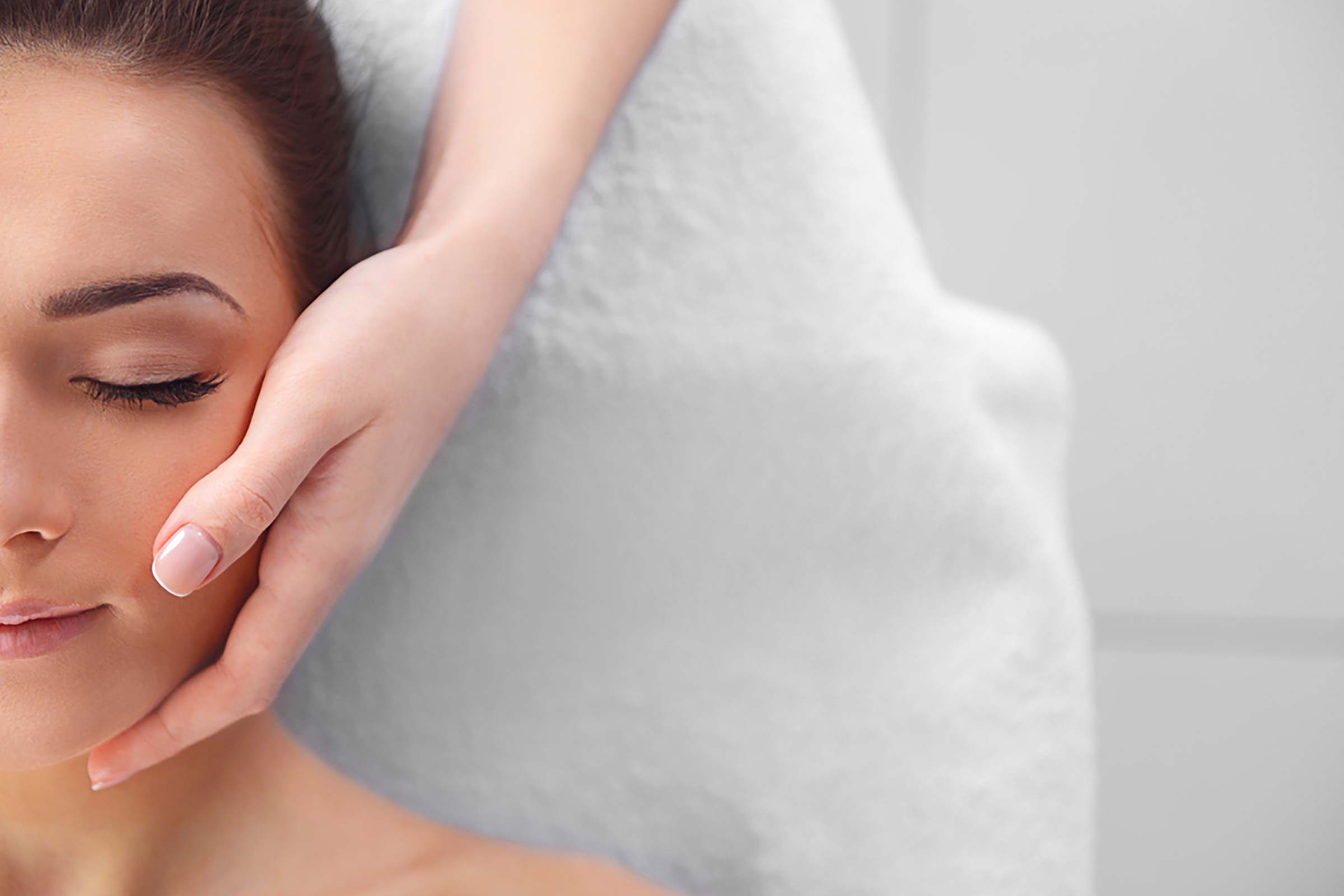 Facial massage.
