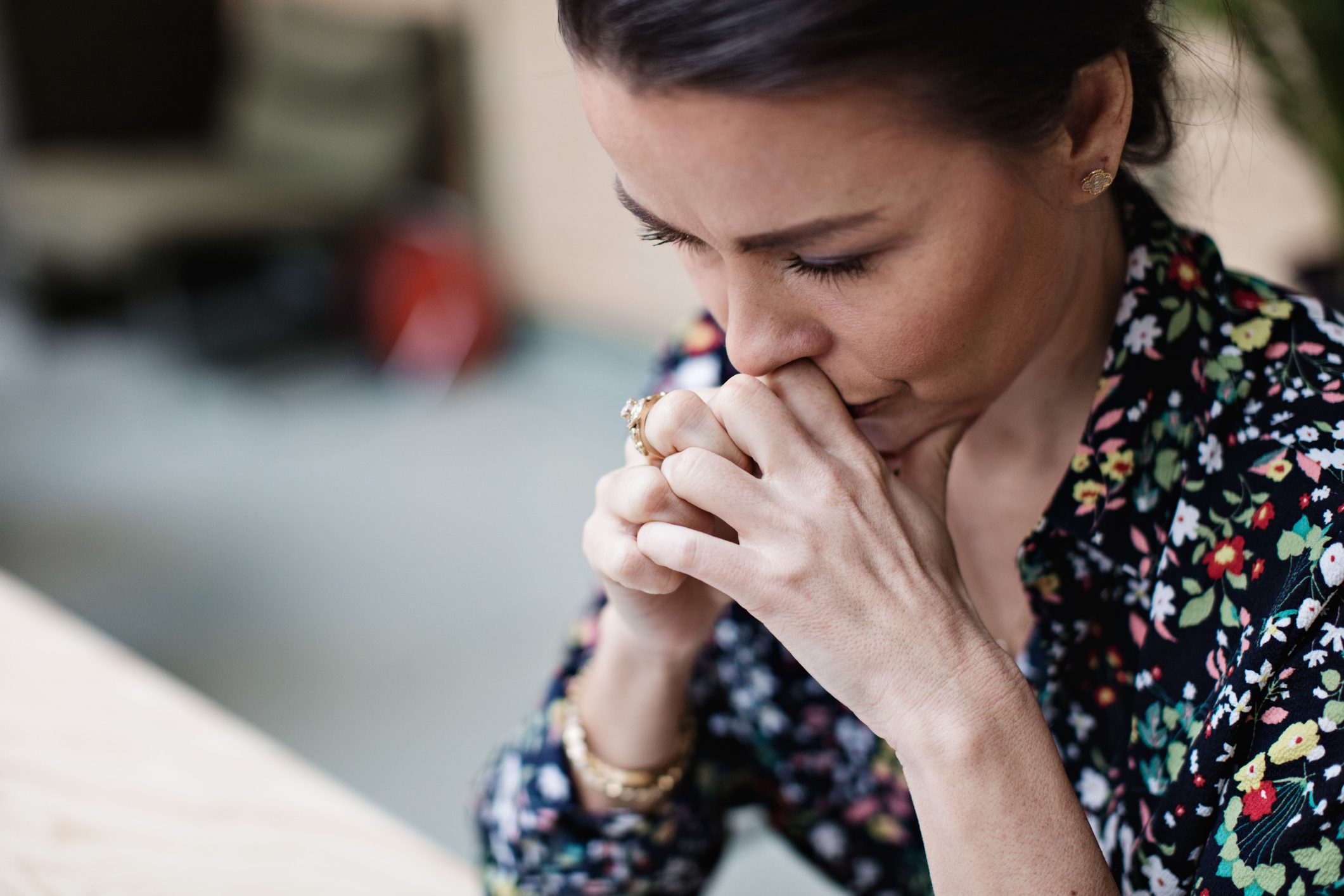 woman stressed out and tired