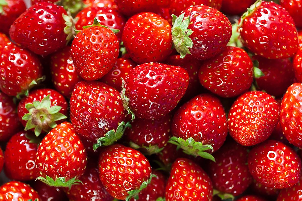 The 50 Best Foods For Your Heart Strawberries Gettyimages 167866478