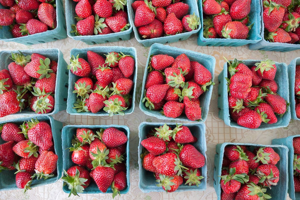 organic strawberries