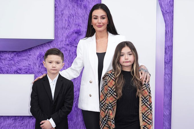 L-R Greyson Valor, Jenni Jwoww Farley And Meilani Matthews